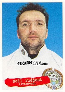Sticker Neil Ruddock - The Official PFA Collection 1997 n. 215 - Panini
