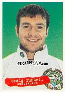 Sticker Craig Russell - The Official PFA Collection 1997 - Panini