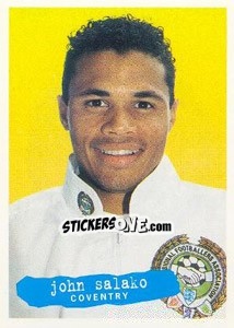 Sticker John Salako - The Official PFA Collection 1997 - Panini