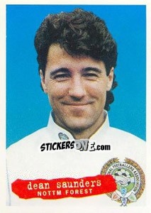 Sticker Dean Saunders - The Official PFA Collection 1997 - Panini