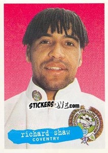 Sticker Richard Shaw - The Official PFA Collection 1997 n. 226 - Panini