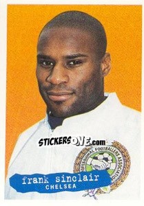 Sticker Frank Sinclair - The Official PFA Collection 1997 - Panini