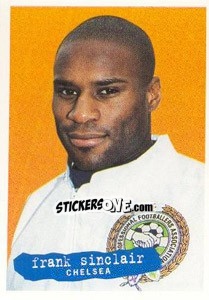 Cromo Frank Sinclair - The Official PFA Collection 1997 n. 232 - Panini