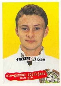 Sticker Ole-Gunnar Solskjaer - The Official PFA Collection 1997 n. 235 - Panini