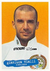 Sticker Gianluca Vialli - The Official PFA Collection 1997 - Panini