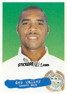 Cromo Des Walker - The Official PFA Collection 1997 - Panini