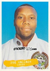 Sticker Rod Wallace - The Official PFA Collection 1997 - Panini