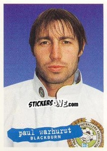 Sticker Paul Warhurst - The Official PFA Collection 1997 - Panini
