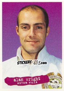 Sticker Alan Wright - The Official PFA Collection 1997 - Panini