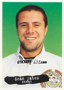 Sticker Dean Yates - The Official PFA Collection 1997 - Panini