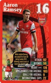 Cromo Aaron Ramsey - Arsenal 2012-2013
 n. 16 - Top Trumps