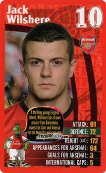 Sticker Jack Wilshere - Arsenal 2012-2013
 n. 11 - Top Trumps