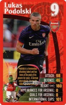 Cromo Lukas Podolski - Arsenal 2012-2013
 n. 10 - Top Trumps