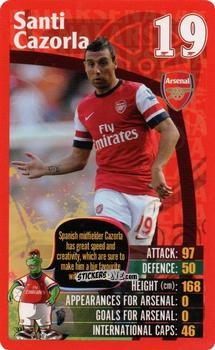 Cromo Santi Cazorla - Arsenal 2012-2013
 n. 18 - Top Trumps