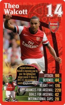 Figurina Theo Walcott - Arsenal 2012-2013
 n. 14 - Top Trumps