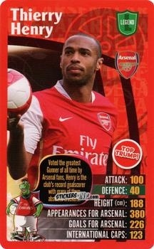 Figurina Thierry Henry - Arsenal 2012-2013
 n. 30 - Top Trumps