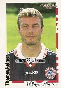 Cromo Thomas Helmer - German Football Bundesliga 1997-1998 - Panini