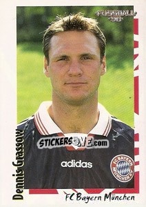 Figurina Dennis Grassow - German Football Bundesliga 1997-1998 - Panini