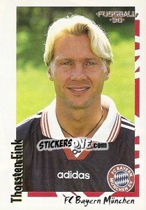 Sticker Thorsten Fink - German Football Bundesliga 1997-1998 - Panini