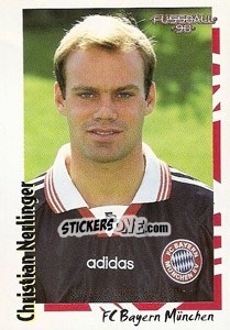 Cromo Christian Nerlinger - German Football Bundesliga 1997-1998 - Panini