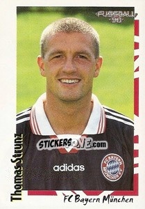Cromo Thomas Strunz - German Football Bundesliga 1997-1998 - Panini