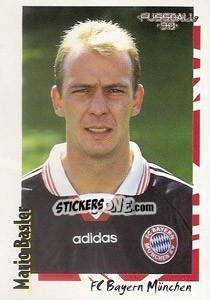 Sticker Mario Basler - German Football Bundesliga 1997-1998 - Panini