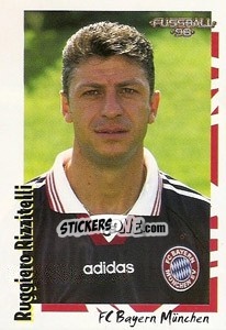 Cromo Ruggiero Rizzitelli - German Football Bundesliga 1997-1998 - Panini