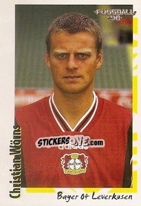 Sticker Christian Wörns - German Football Bundesliga 1997-1998 - Panini