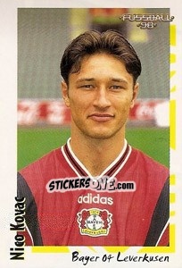 Sticker Niko Kovac - German Football Bundesliga 1997-1998 - Panini