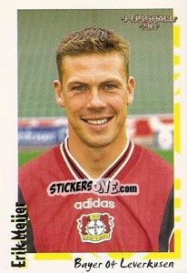 Sticker Erik Meijer - German Football Bundesliga 1997-1998 - Panini