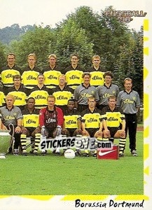 Cromo Mannschaft rechts - German Football Bundesliga 1997-1998 - Panini