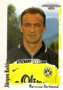 Sticker Jürgen Kohler - German Football Bundesliga 1997-1998 - Panini