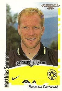 Cromo Matthias Sammer - German Football Bundesliga 1997-1998 - Panini