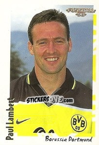 Figurina Paul Lambert - German Football Bundesliga 1997-1998 - Panini