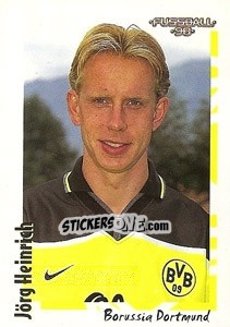 Sticker Jörg Heinrich - German Football Bundesliga 1997-1998 - Panini