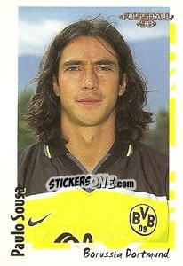 Sticker Paulo Sousa - German Football Bundesliga 1997-1998 - Panini