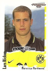 Cromo Lars Ricken - German Football Bundesliga 1997-1998 - Panini