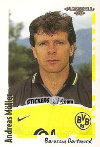 Cromo Andreas Möller - German Football Bundesliga 1997-1998 - Panini