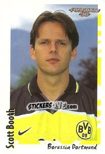 Cromo Scott Booth - German Football Bundesliga 1997-1998 - Panini