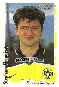 Figurina Stephane Chapuisat - German Football Bundesliga 1997-1998 - Panini