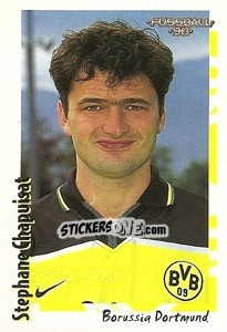 Cromo Stephane Chapuisat - German Football Bundesliga 1997-1998 - Panini