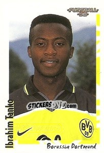 Cromo Ibrahim Tanko - German Football Bundesliga 1997-1998 - Panini