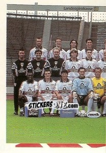 Sticker Mannschaft links - German Football Bundesliga 1997-1998 - Panini