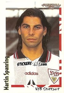 Sticker Martin Spanring - German Football Bundesliga 1997-1998 - Panini