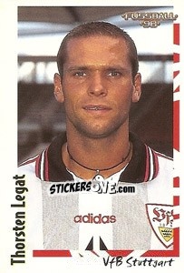 Cromo Thorsten Legat - German Football Bundesliga 1997-1998 - Panini
