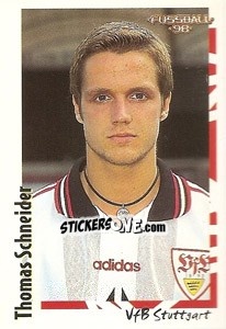 Sticker Thomas Schneider - German Football Bundesliga 1997-1998 n. 98 - Panini