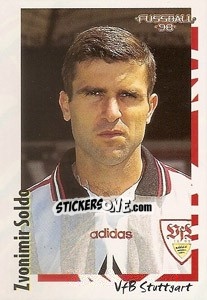 Cromo Zvonimir Soldo - German Football Bundesliga 1997-1998 - Panini