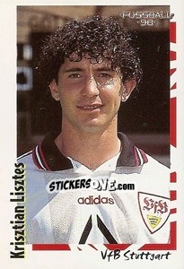 Sticker Krisztian Lisztes - German Football Bundesliga 1997-1998 n. 104 - Panini