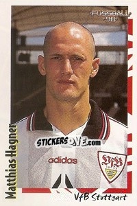 Cromo Hmatthias Hagner - German Football Bundesliga 1997-1998 - Panini