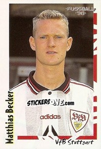 Figurina Matthias Becker - German Football Bundesliga 1997-1998 - Panini